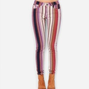 Roxy Striped Colorful Jeans - Sz 29